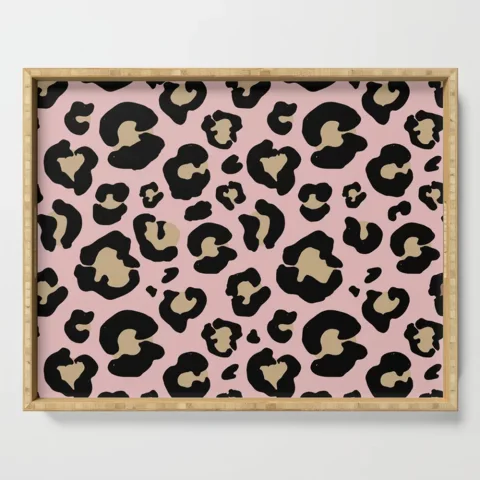 Leopard Print Tray