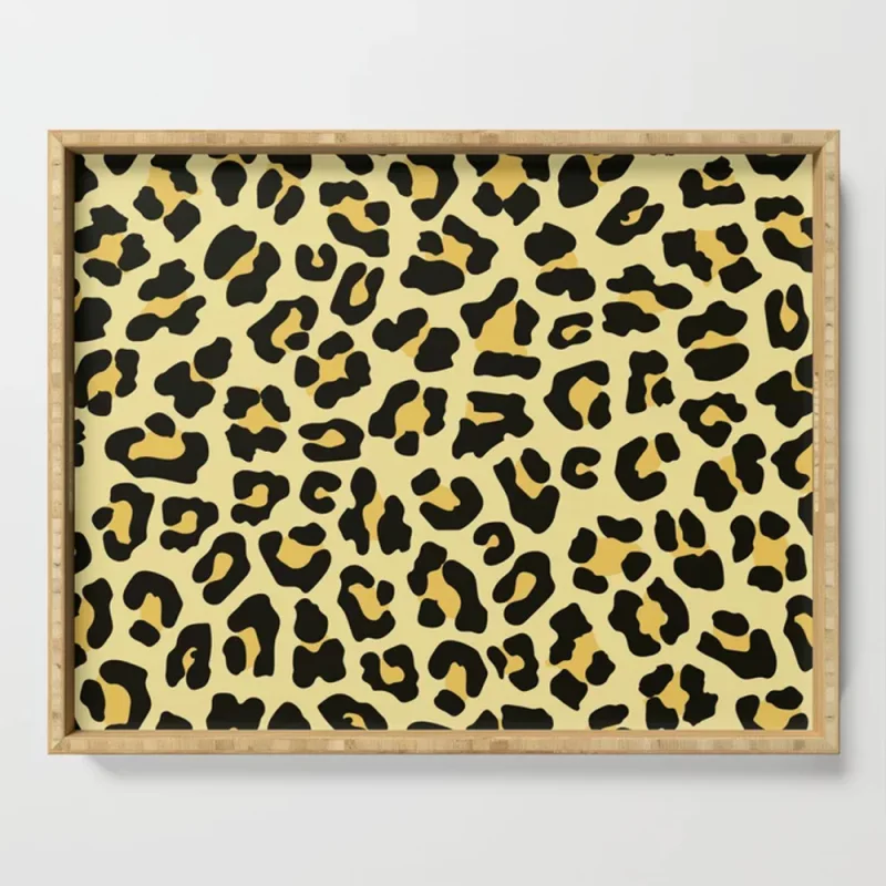 Leopard Print Tray