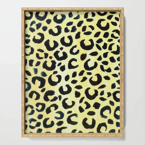 Leopard Print Tray
