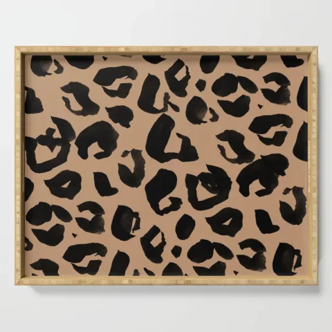 Leopard Print Tray