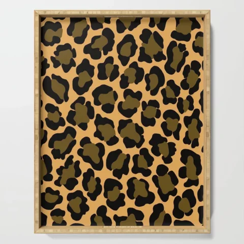 Leopard Print Tray