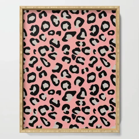 Leopard Print Tray