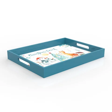 Christmas Lacquer Tray