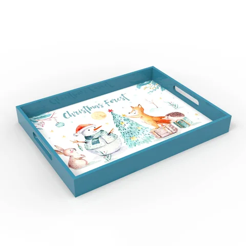 Christmas Lacquer Tray