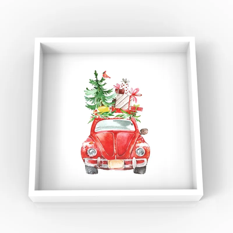 Christmas Lacquer Tray