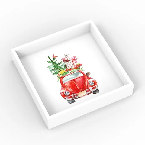 Christmas Lacquer Tray