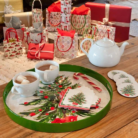Christmas Lacquer Tray