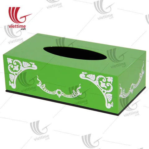 Rattan Export Rectangle Tissue Lacquer Box Holders Wholesale - REX-SM003