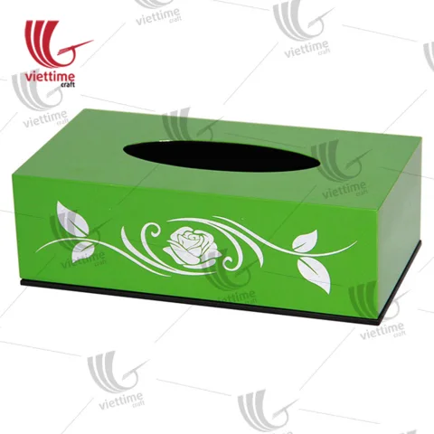 Rectangle Tissue Lacquer Box Holders Wholesale