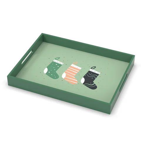 Christmas Lacquer Tray