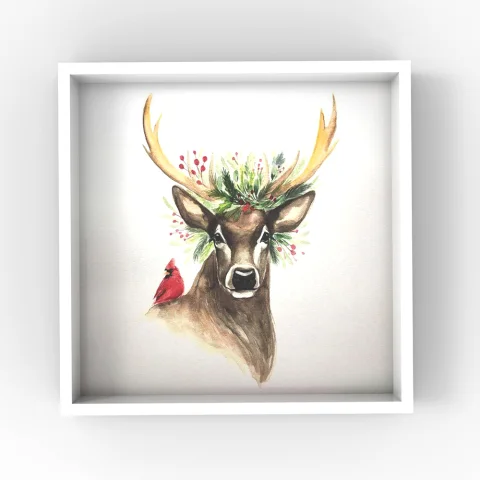 Christmas Lacquer Tray