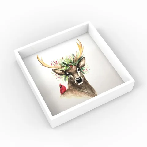 Christmas Lacquer Tray