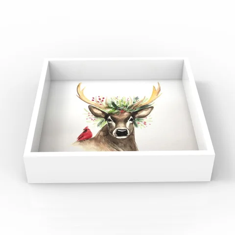 Christmas Lacquer Tray