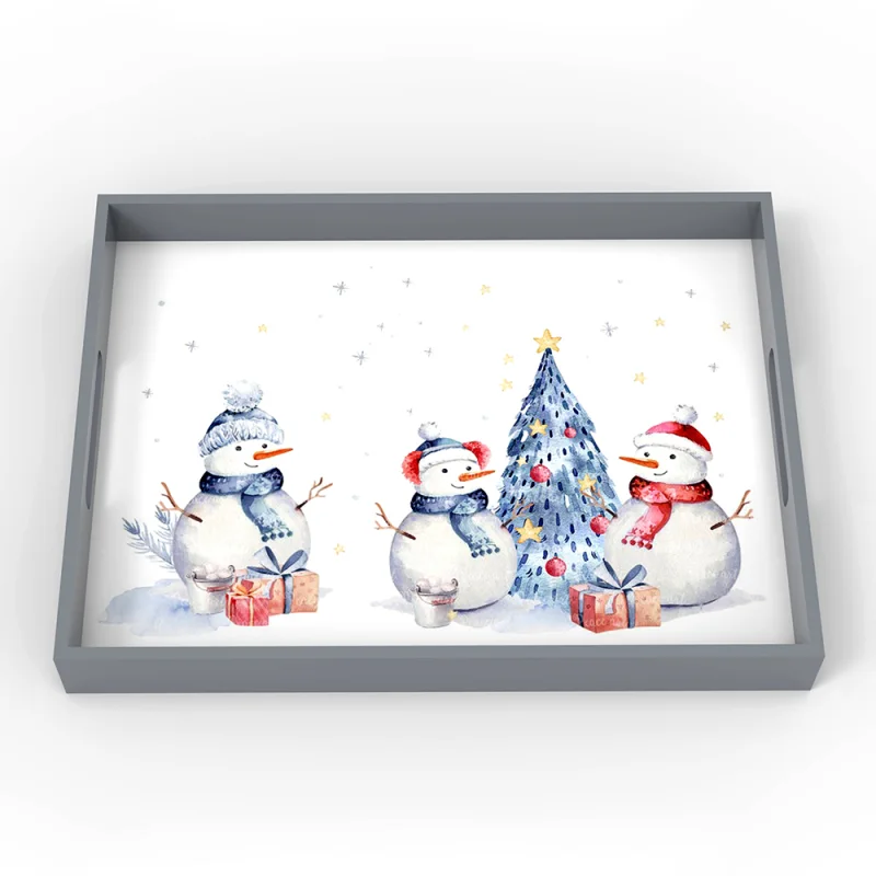 Christmas Lacquer Tray