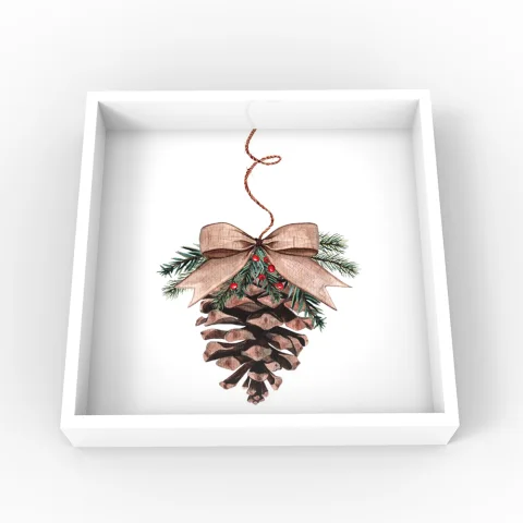 Christmas Lacquer Tray