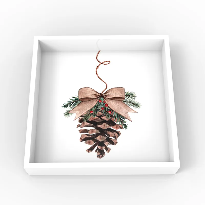 Christmas Lacquer Tray