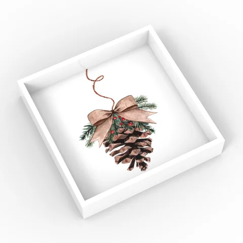 Christmas Lacquer Tray