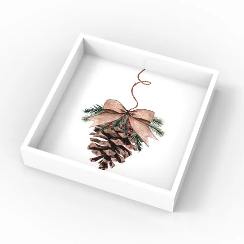 Christmas Lacquer Tray