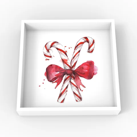 Christmas Lacquer Tray