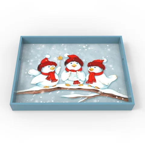 Christmas Lacquer Tray