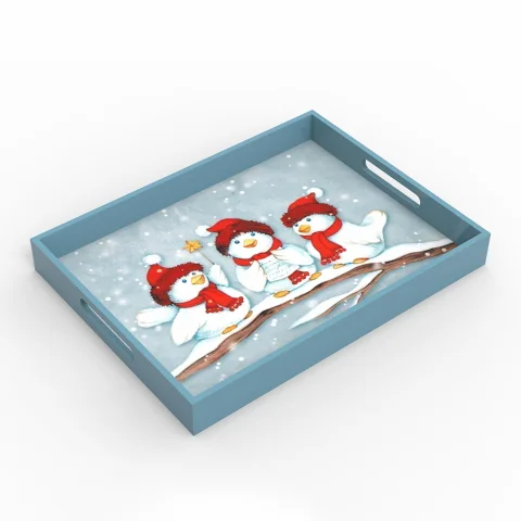 Christmas Lacquer Tray