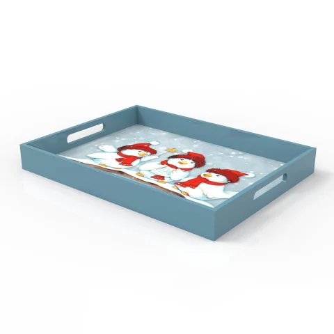Christmas Lacquer Tray
