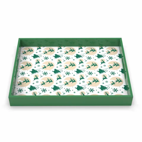 Christmas Lacquer Tray