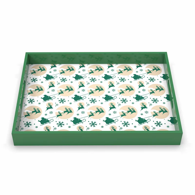 Christmas Lacquer Tray