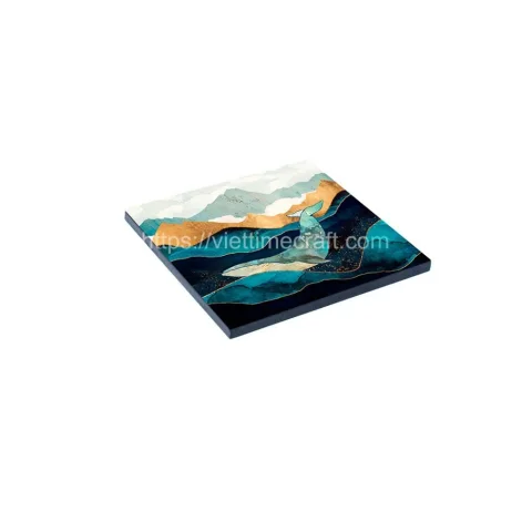 Ocean Inspiration Lacquer Coaster