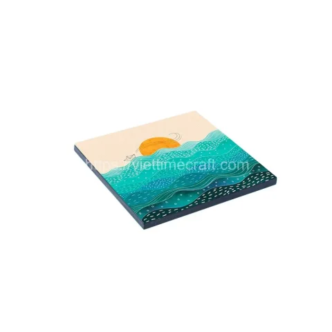 Ocean Inspiration Lacquer Coaster