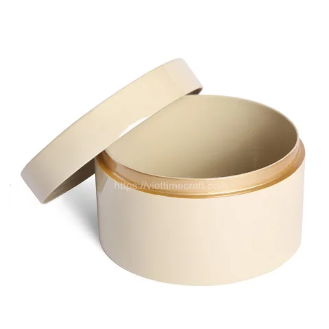 Wholesale Round Lacquer Storage Box