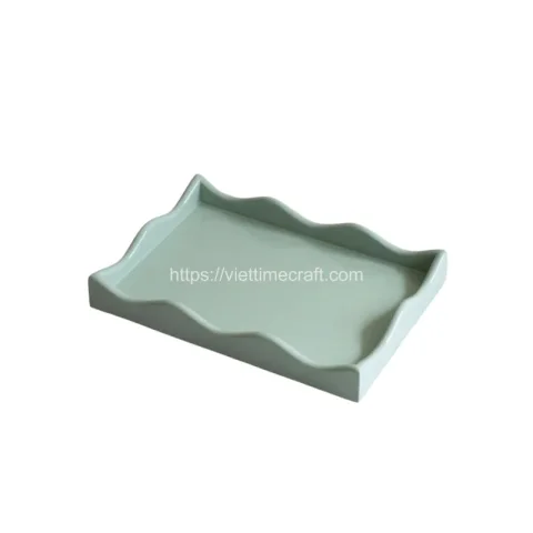 Set Of Wavy Lacquer Tray
