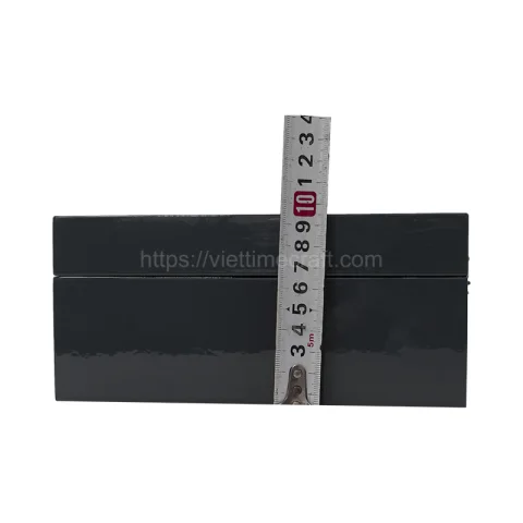 Grey Rectangle Lacquer Box