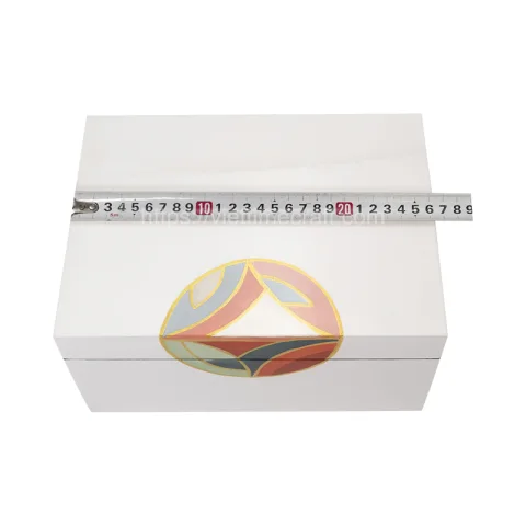 Unique Patterns Rectangle Lacquer Box – SM0064