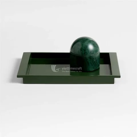 Hot Selling Luxury Lacquer Natural Wood Serving Tray, Nesting Tray