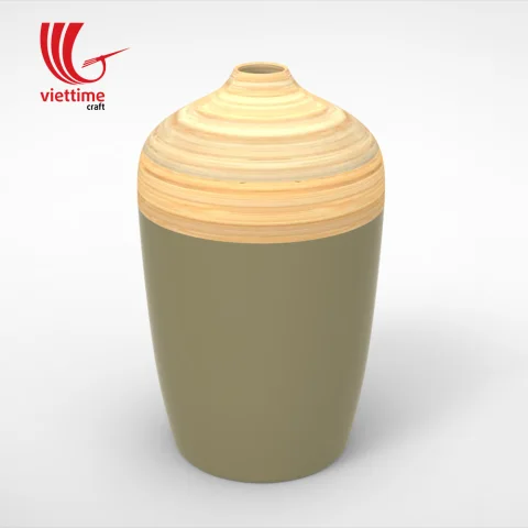 Fashionable Lacquer Bamboo Vases Collection