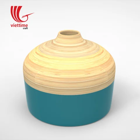 Low lacquer Bamboo Vase Collection