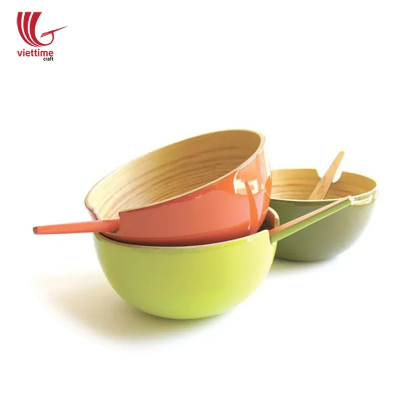 Stylish Bamboo Bowls collection