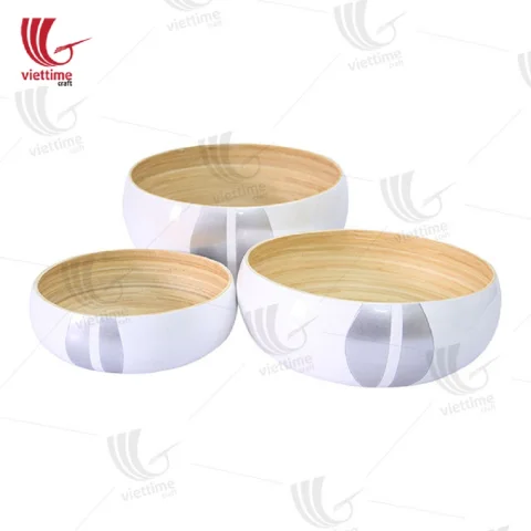 Lacquer Bamboo Bowl Set Collection