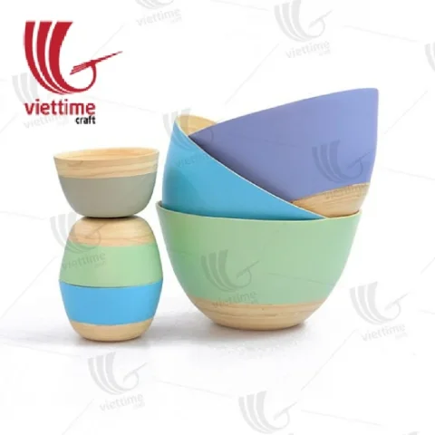 Rattan Export Vietnam sơn mài tre bát - REX-TC00030