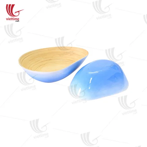 Tear Shaped Bamboo Salad Bowl Set Wholesale