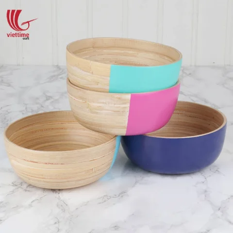 Rattan Export Half Painted Spun tre bát - REX-TC00037
