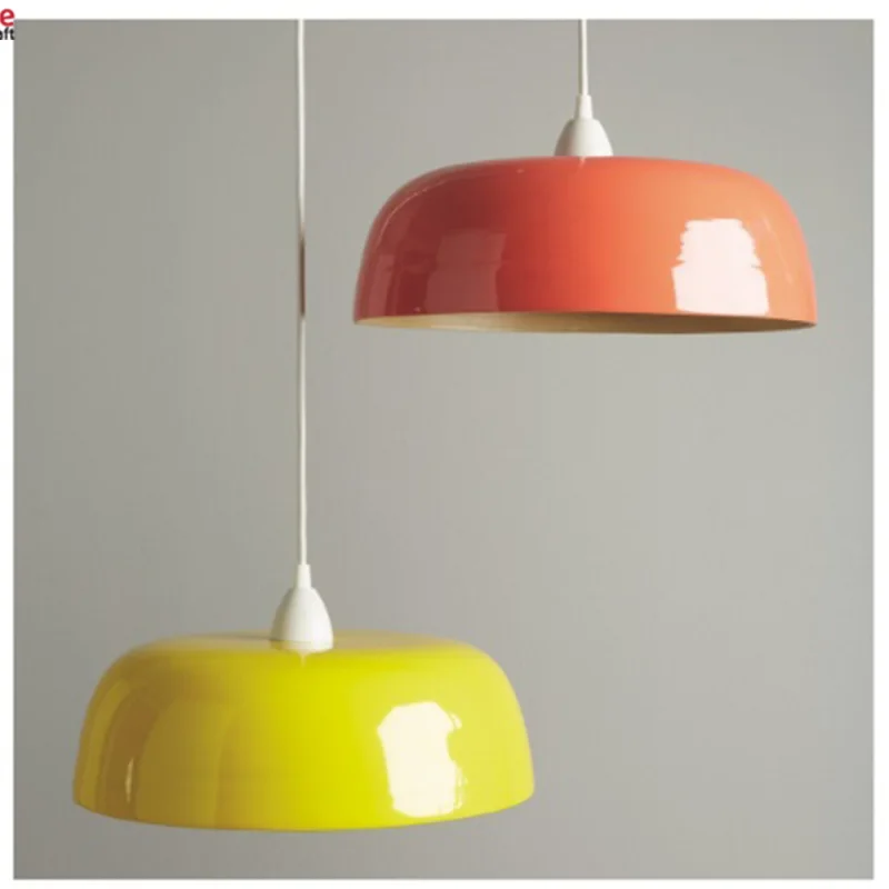 Colorful Handmade Spun Bamboo Lamp Shade