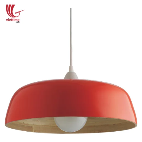 Colorful Handmade Spun Bamboo Lamp Shade