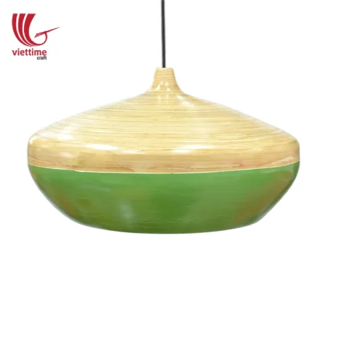 Rattan Export nuevo diseño Spun bambú pantalla de lámpara - REX-TC00045