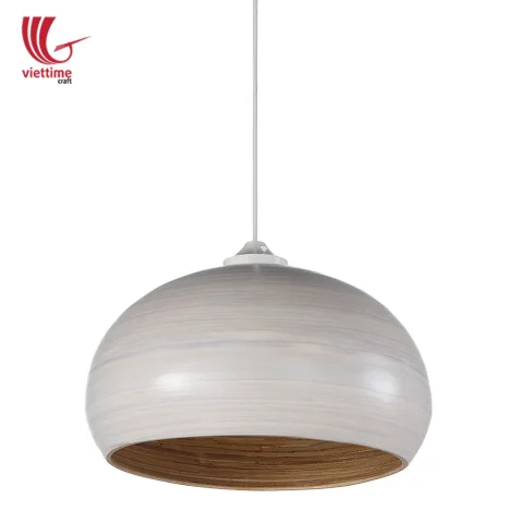 New Design Spun Bamboo Lamp Shade