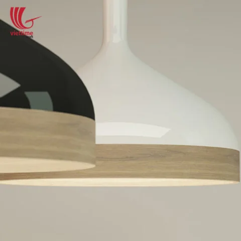 Unique Lacquered Spun Bamboo Lamp shade