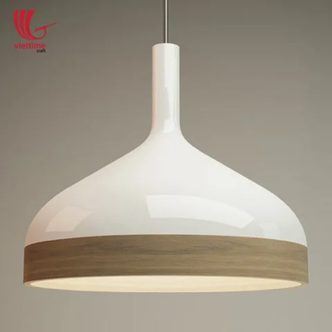 Unique Lacquered Spun Bamboo Lamp shade