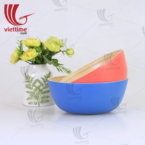 Spun Bamboo Bowls SET 3, Salad Bowl Wholesale