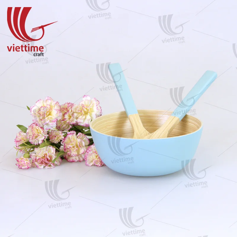 Spun Bamboo Bowls SET 2 Wholesale
